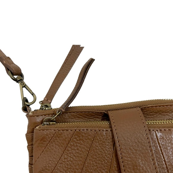 Lucky Brand Brown Leather Crossbody Bag - Picture 10 of 15